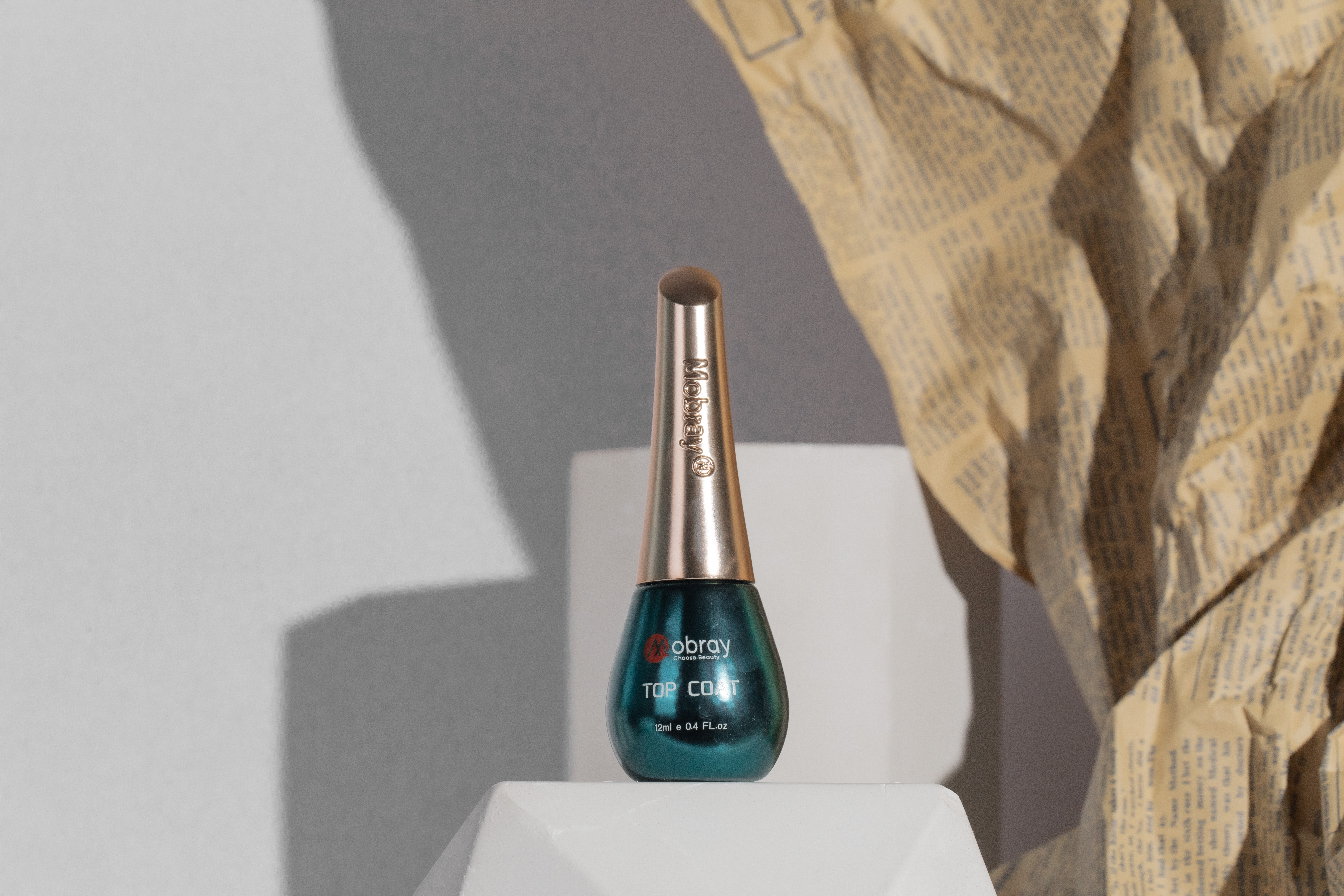 Mobray New Design 12ml Top & Base Coat Dark Bottle