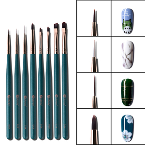 12Pcs Professional Nail Art Design Polish Brush Pen Liner Set for Acrylic UV Gel Painting
