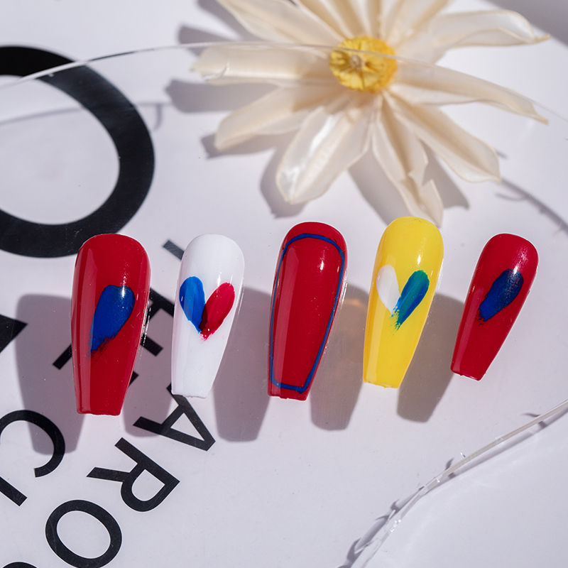 4 color solid pudding cream gel box with nail beauty pen Mobray Gel