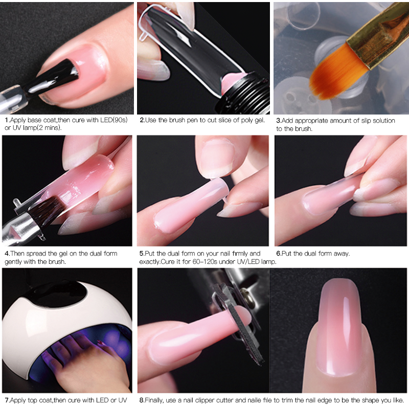 Mobray Free Sample Extension Nails Poly Gel Kits Wholesale Supply