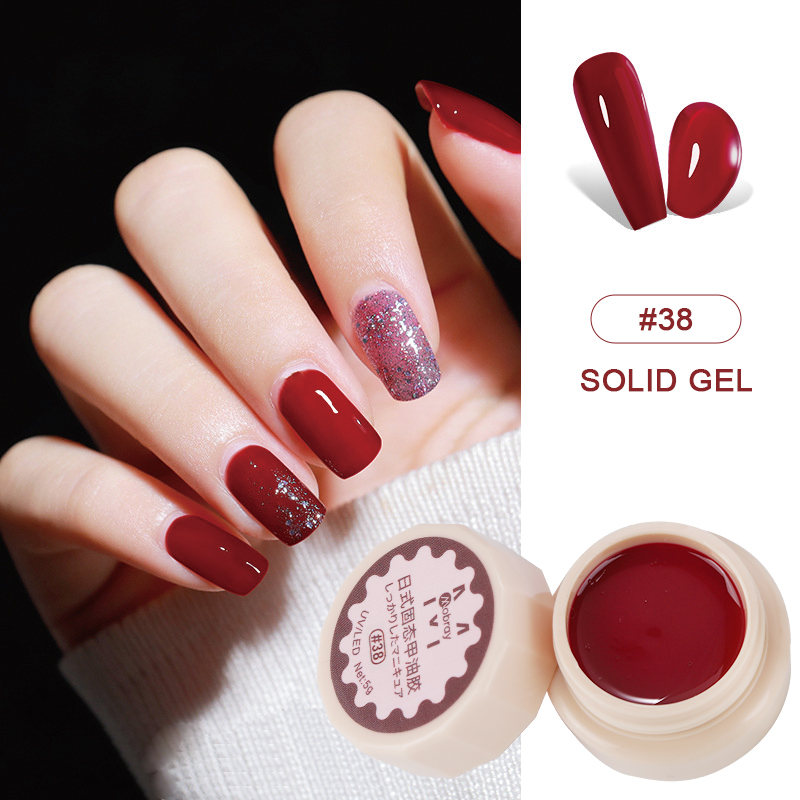 2022 Nail Trend Solid Cream Pudding Gel Polish Bulk Order Free Sample