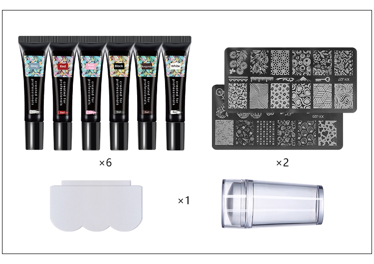 2021 New Wholesale Art Gel Polish Stamping Gel Salon Beauty Free Sample